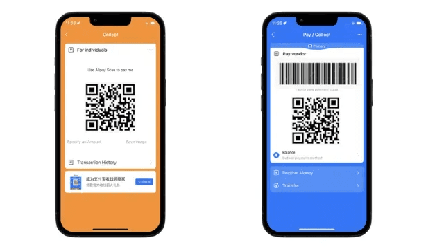 Оплата на кассе через Alipay