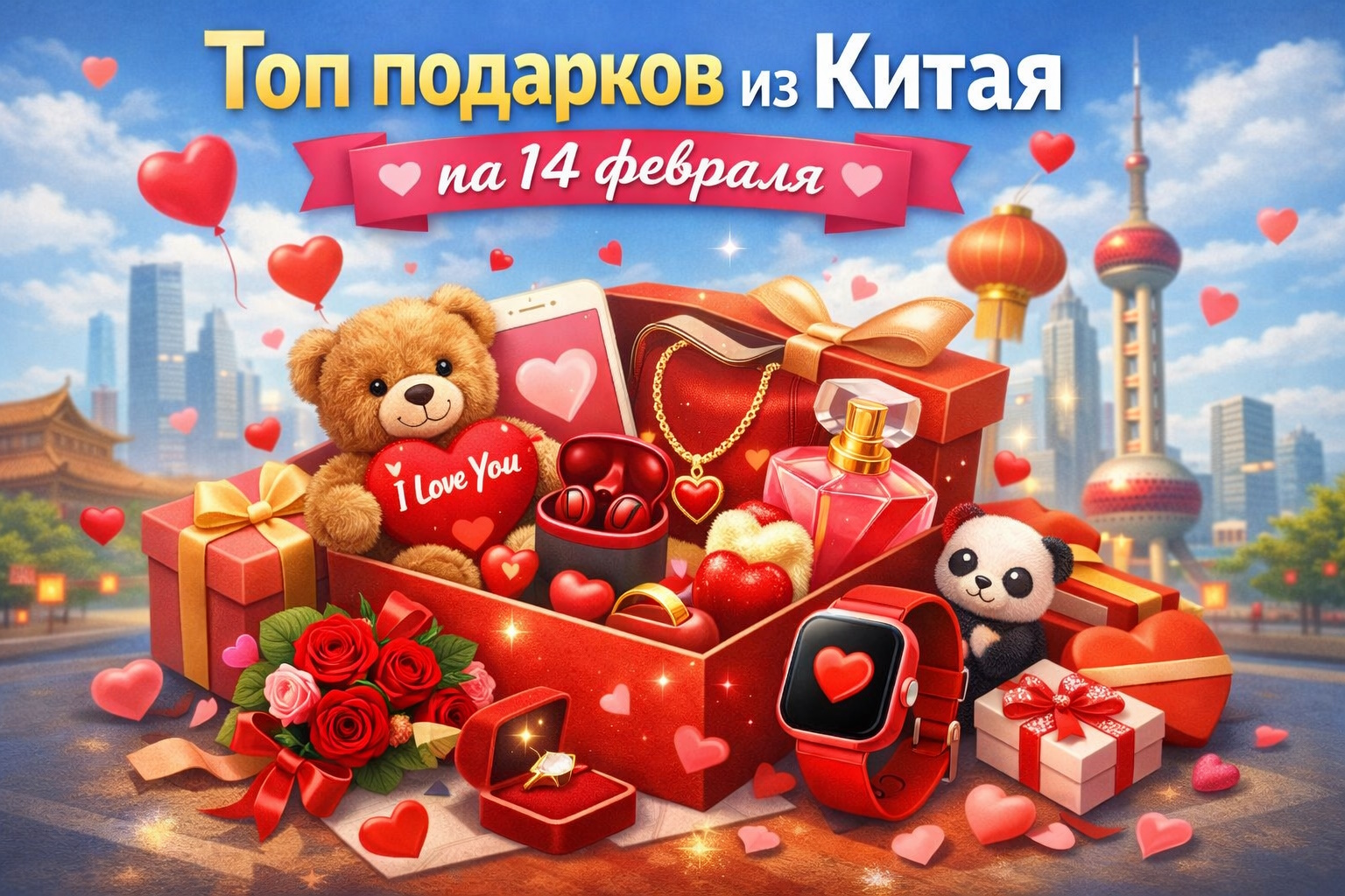 🔥 Топ подарков на 14 февраля, которые ВЫГОДНЕЕ заказывать из Китая